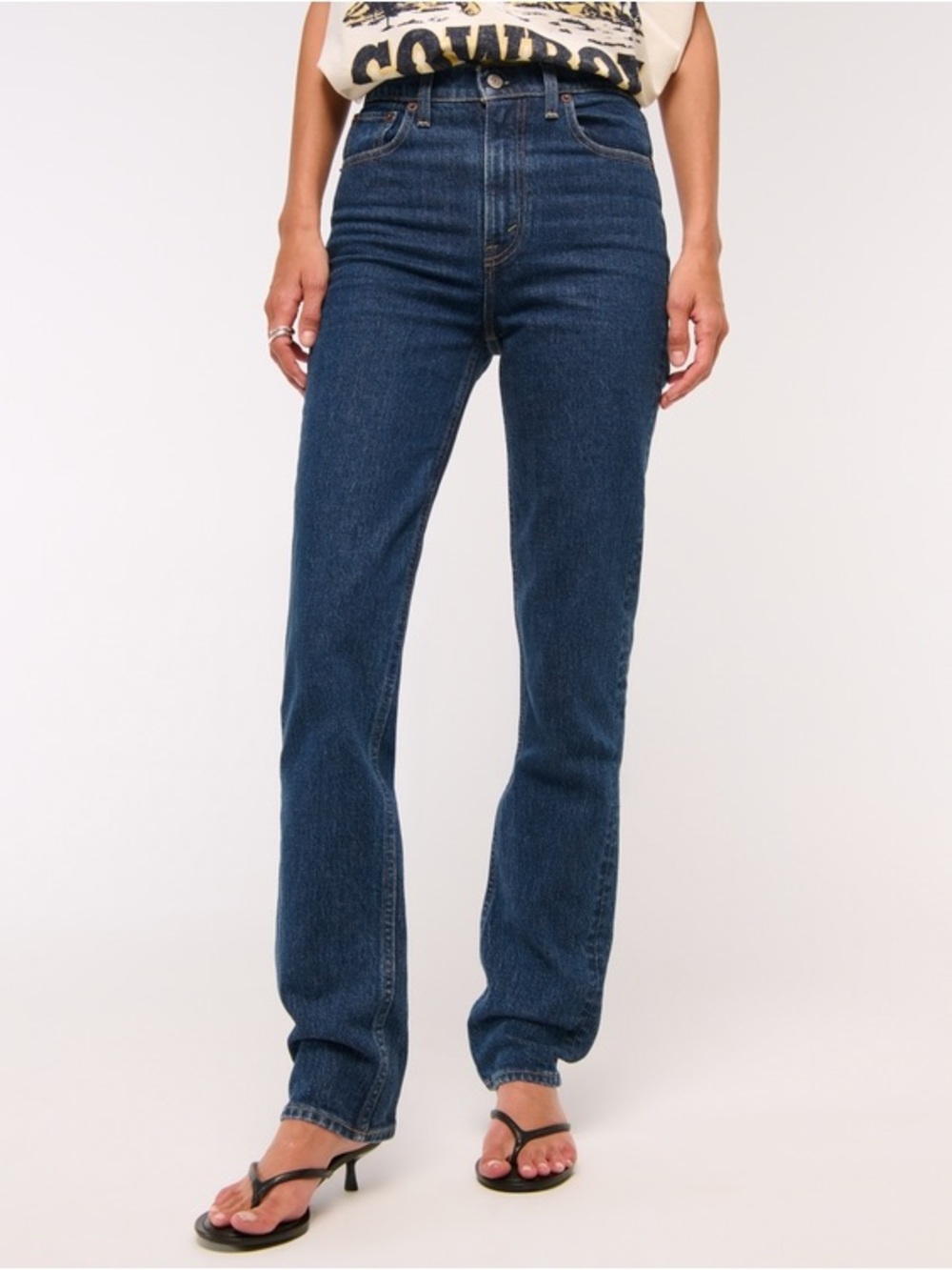 Abercrombie & Fitch Ultra High Rise 90s Straight Jeans